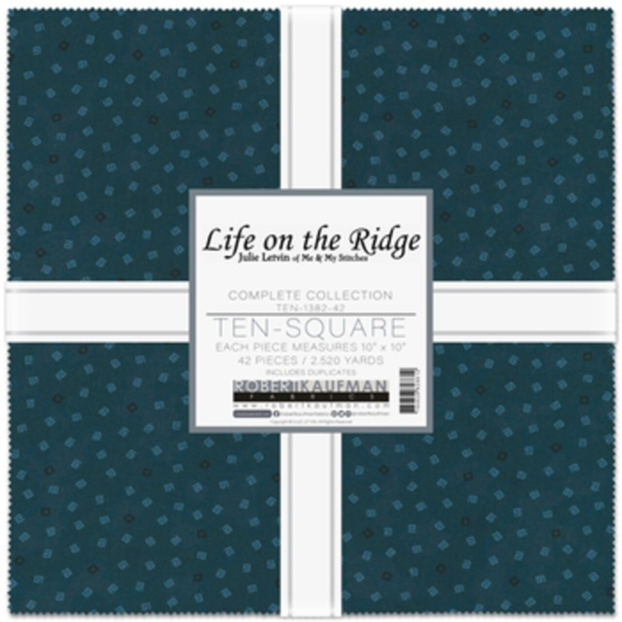 Life on the Ridge 10" Square Pack (Layer Cake / Ten Square) by Julie Letvin for Robert Kaufman (TEN-1382-42)